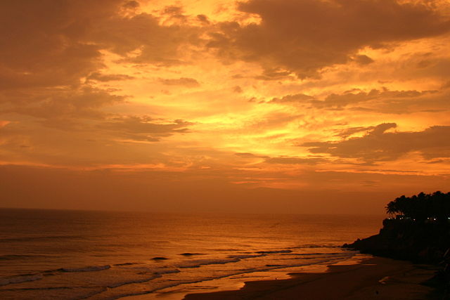 Image:Sunset at Varkala Beach Kerala India.jpg