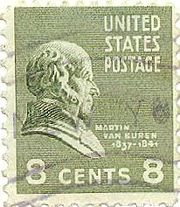 Van Buren postage stamp