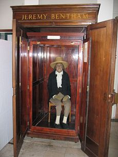 Jeremy Bentham's Auto-Icon in University College London