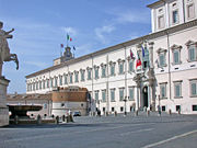 The Quirinal Palace, house of the President of the Italian Republic