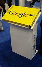 Google appliance as shown at RSA Conference 2008