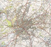 A map of Bristol from 1946.