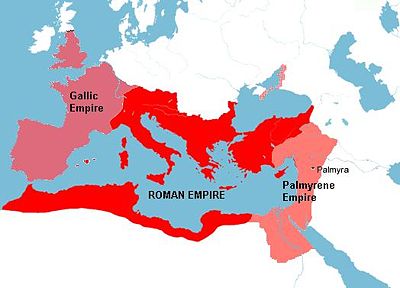 The Roman Empire in 268