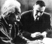 Oppenheimer eventually took over Einstein's position at the Institute for Advanced Study.
