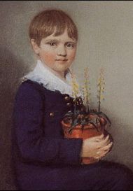 The seven-year-old Charles Darwin in 1816, one year before his mother’s death.