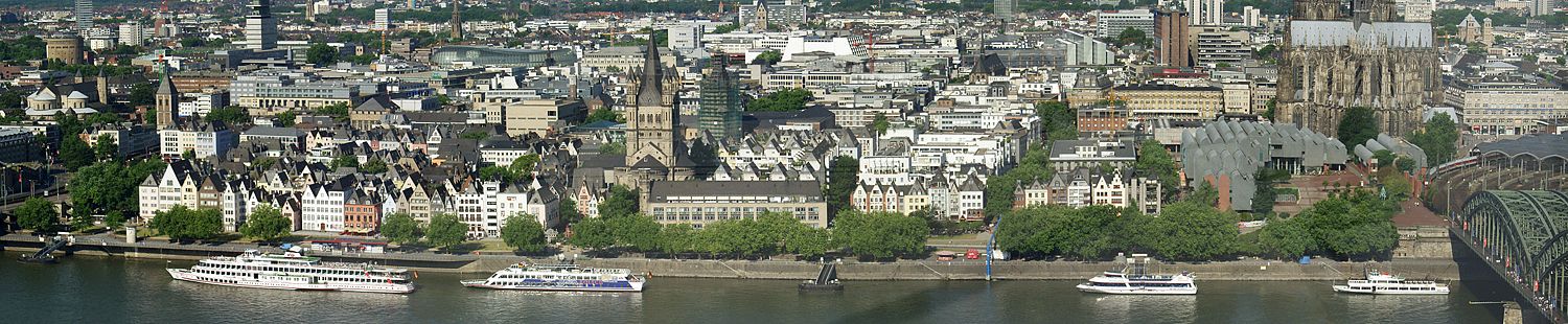 Panoramic image of Cologne
