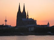 Cologne Cathedral at sunset