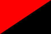 A common anarcho-syndicalist flag.