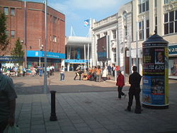 Market Square close to Market Gates Shopping Centre