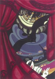 Serge Sudeikin's poster for the Bat Theatre (1922).