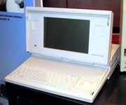 The Macintosh Portable was Apple's first portable Macintosh. It was available from 1989 to 1991 and could run System 6 and System 7.