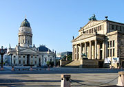 German Cathedral and Concert Hall at Gendarmenmarkt square.