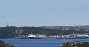Panorama of Stornoway Harbour area from Arnish Point
