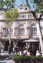 The façade of the Liceu, as viewed from La Rambla