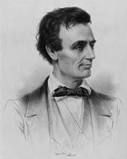 Sketch of a younger Abraham Lincoln