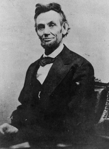 Image:Abraham Lincoln half length seated, April 10, 1865.jpg
