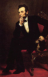 Portrait of Lincoln by George P.A. Healy