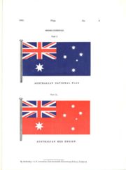 The Flags Act 1953 specified the Blue Ensign as the Australian National Flag and the Red Ensign as the merchant shipping flag.
