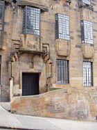 Western façade of Charles Rennie Mackintosh's Glasgow School of Art.