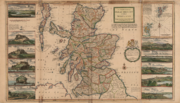 A 1726 map showing "The north part of Great Britain called Scotland"