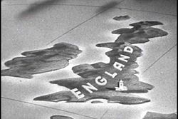 A still from the 1943 propaganda film series Why We Fight, which may be interpreted[who?] as giving the name England to the whole of Great Britain