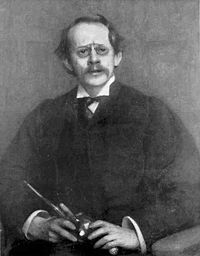 Sir Joseph John Thomson (1856-1940). Portrait by Arthur Hacker.
