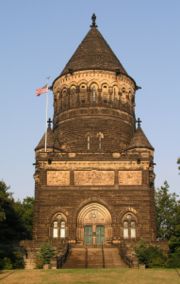 Garfield Monument at Lake View Cemetery in Cleveland, Ohio.