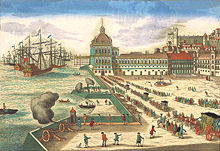 Ribeira Palace of Lisbon in the 18th century