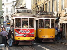 Tramcars in Lisbon