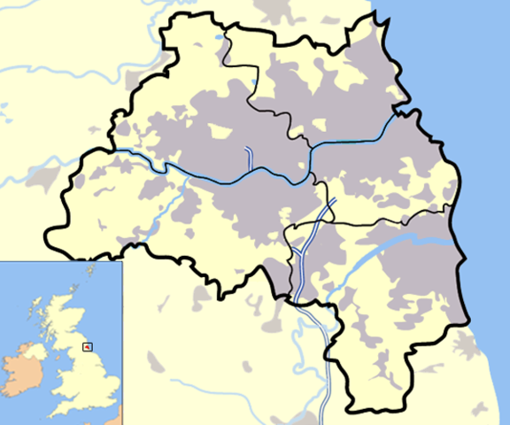 Image:Tyne and Wear outline map with UK.png