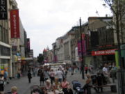 Looking south along Northumberland Street on 26 July 2006