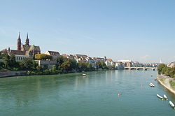 The Rhine in Basel.