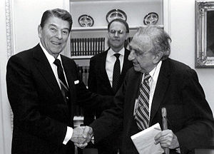 Teller became a major lobbying force of the Strategic Defense Initiative to President Ronald Reagan in the 1980s.