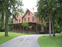 The Hayes' home called Spiegel Grove in Fremont, Ohio.