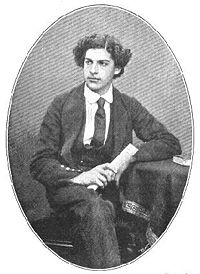 Sullivan at age 18, studying at Leipzig
