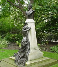 Memorial to Sir Arthur Sullivan Victoria Embankment Gardens London