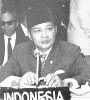 As Indonesian President, Suharto attends 1970 meeting of the Non-Aligned Movement in Lusaka, Zambia. (Photo by the State Secretariat, Indonesia)