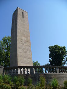 Harrison's tomb and memorial in North Bend, Ohio.