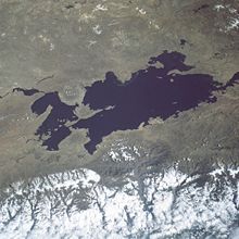 View from space, May 1985 (north is at right)