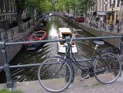 A commuting bike in Amsterdam
