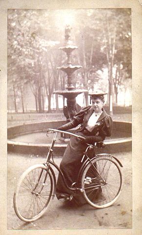 Image:Woman with Bicycle 1890s.jpg
