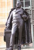 Statue of Fillmore outside City Hall in downtown Buffalo, New York.