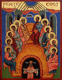Pentecost: The spread of Christianity begins.