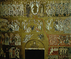 Last Judgment. 12th-century Byzantine mosaic from Torcello Cathedral.