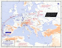 European strategic situation in 1805 before the War of the Third Coalition