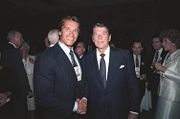 Schwarzenegger with United States President Ronald Reagan, 1984