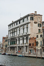Palazzo belonging to Tommaso Querini at 968 Cannaregio Venice that served as the French Embassy during Rousseau's period as Secretary to the Ambassador