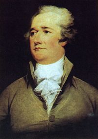 A portrait of Alexander Hamilton by John Trumbull, 1792