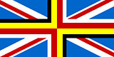 An example of St David's Cross incorporated into the Union Flag