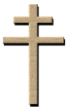 The Cross of Lorraine, emblem of the Free French.